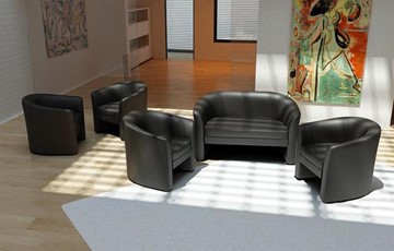 Офисный диван двухместный Крон, экокожа в Туле - предосмотр 1